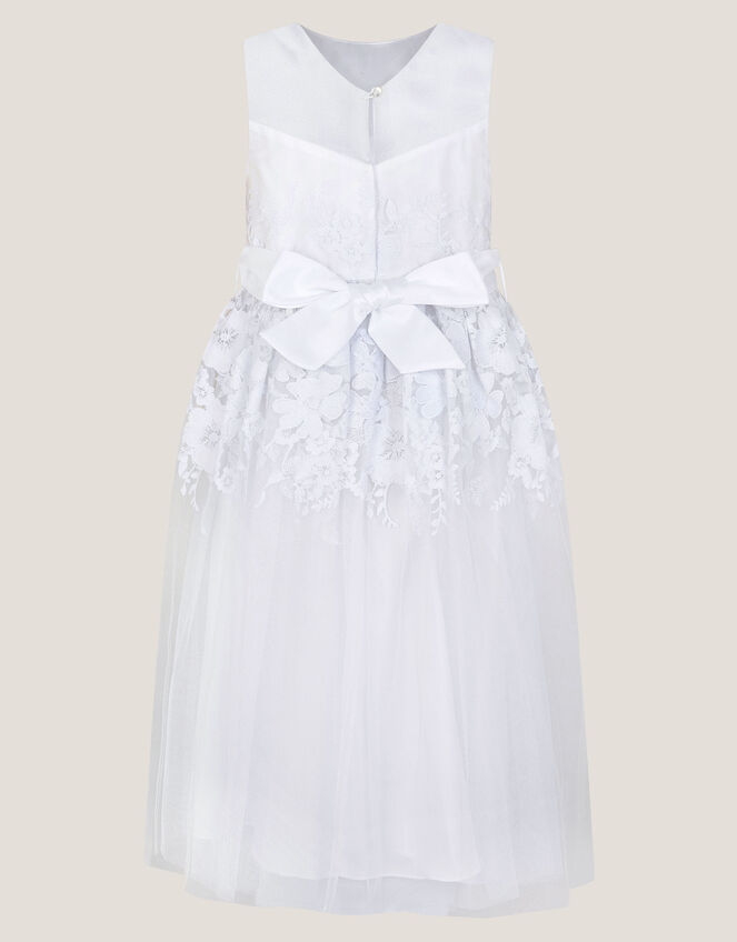 Felicity Floral Embroidered Dress, White (WHITE), large