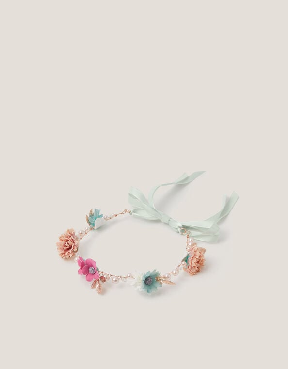 Corsage Flower Crown, , large