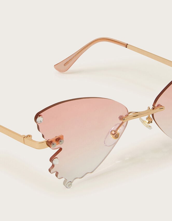 Diamante Ombr&eacute; Butterfly Sunglasses, , large
