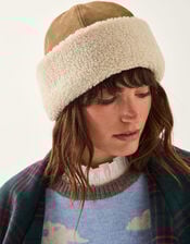 Monsoon x Sarah Corbett-Winder Faux Shearling Docker Hat, , large