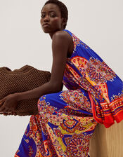 Padma Sleeveless Printed Top, Blue (COBALT), large