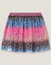 Ombré Sequin Skirt, Multi (MULTI), large