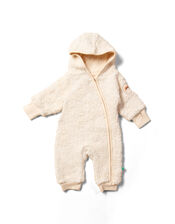 Little Green Radicals Sherpa Snug As A Bug Suit, Cream (CREAM), large