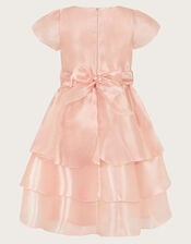 Olena Organza Ruffle Dress, Pink (PINK), large