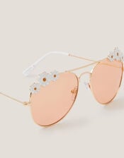 Daisy Aviator Sunglasses, , large