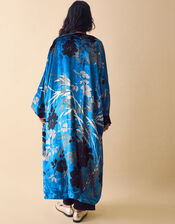 Clemence Lian Floral Velvet Kimono, , large