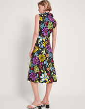 Sandie Shirt Dress, Black (BLACK), large