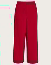 Raya Wide Leg Trousers, Red (RED), large