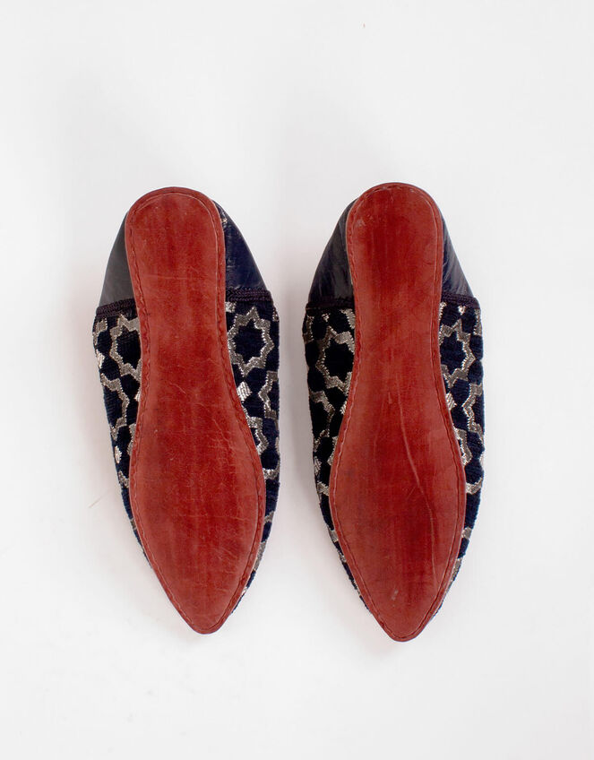 Bohemia Design Star Brocade Slippers, Black (BLACK), large