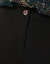 Blake Crop Flare Trousers, Black (BLACK), large