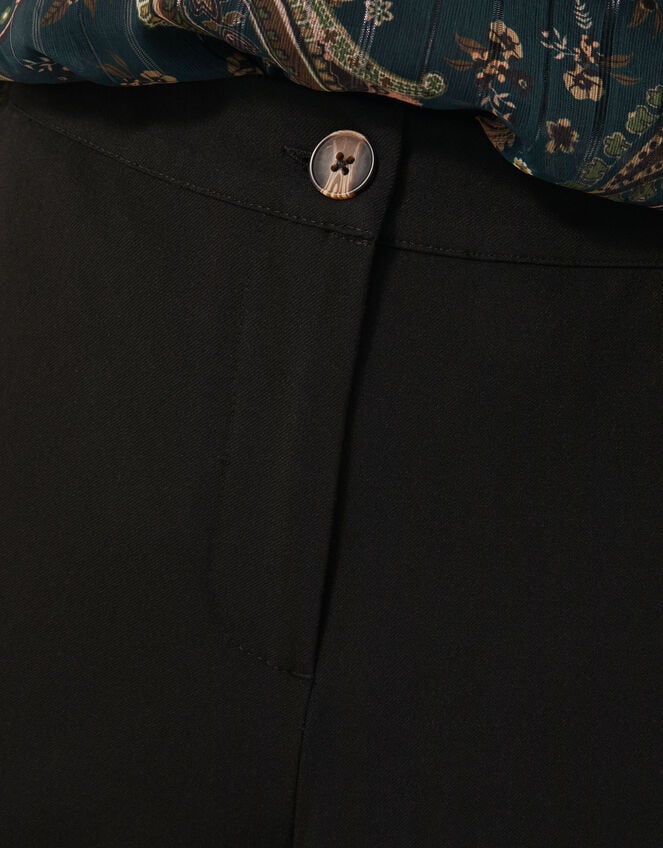 Blake Crop Flare Trousers, Black (BLACK), large