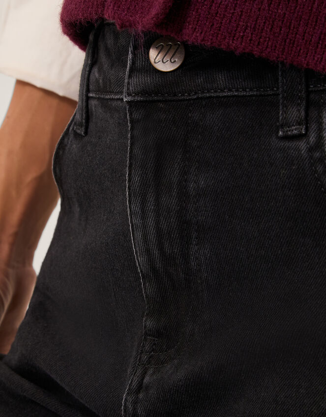 Sienna Straight Leg Jeans, Black (BLACK), large