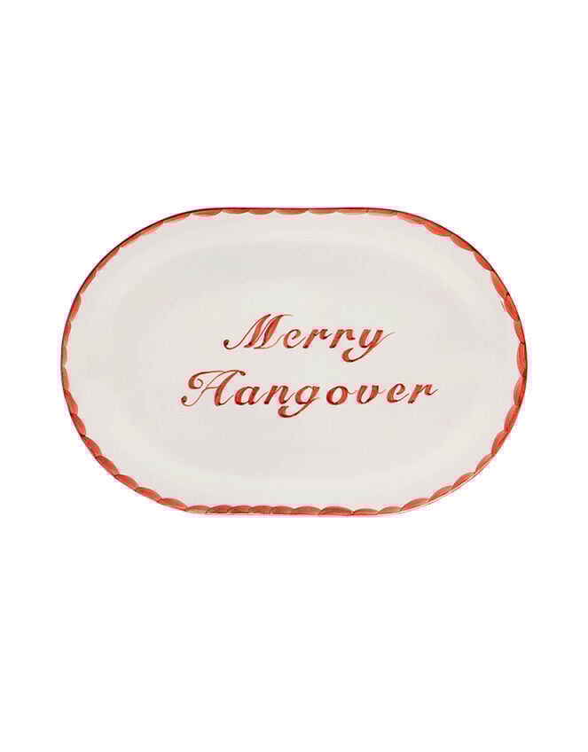 Anna + Nina Merry Hangover Serving Plate, , large