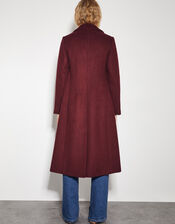 Arabella A-Line Coat, Red (BURGUNDY), large