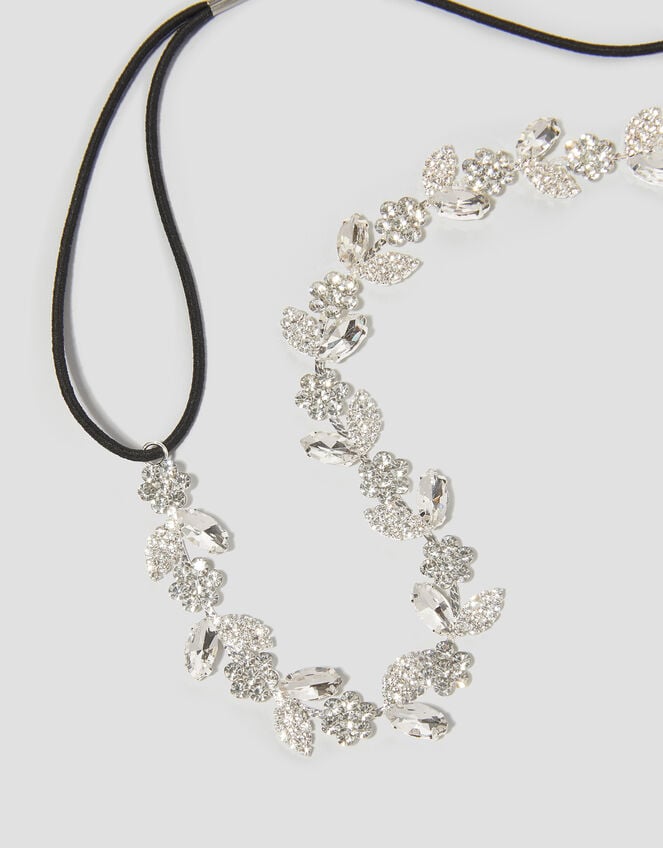 Embellished Wire Flower Crown, , large