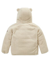 Töastie Reversible Teddy Fleece Puffer Jacket, Pink (PINK), large