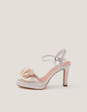 Dulce Frill Platform Heels, Ivory (IVORY), large