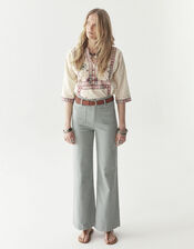 Maison Hotel Nimirta Embroidered Blouse, Multi (MULTI), large