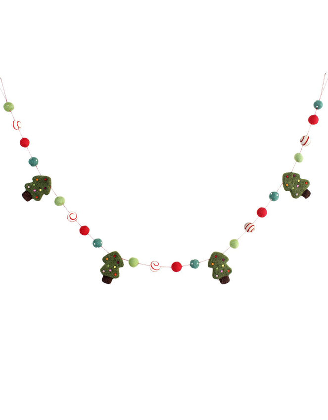 Fiona Walker Felt Christmas Tree Garland, , large