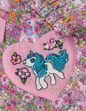Monsoon x My Little Pony Floral Quilted Jacket, Multi (MULTI), large