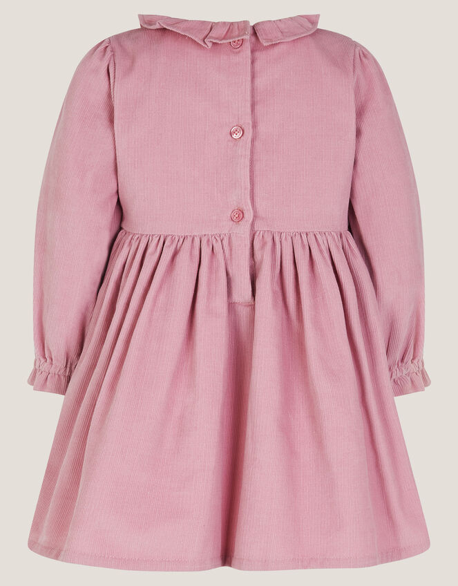 Baby Felicity Embroidered Corduroy Dress, Pink (PINK), large