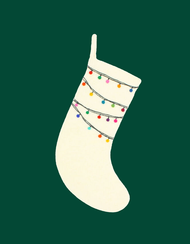 Fiona Walker Fairy Light Felt Stocking, , large