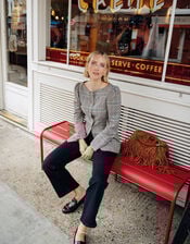 Fay Fringe Faux Suede Bag, , large