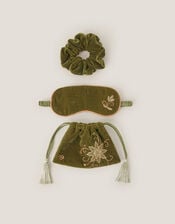 Velvet Eye Mask & Scrunchie Set, , large