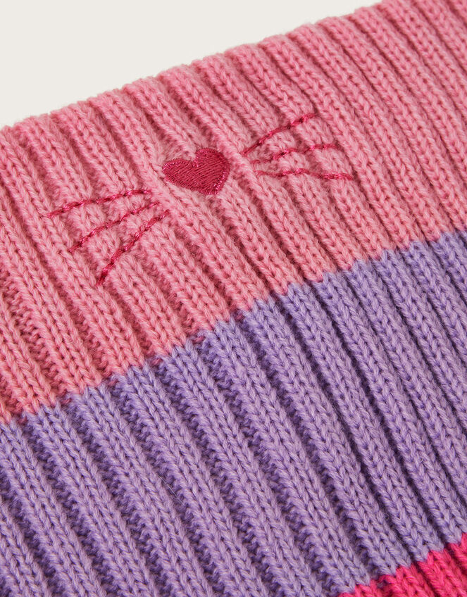 Stripe Cat Snood, , large