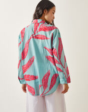 Pamela Palm Shirt, Green (MINT), large