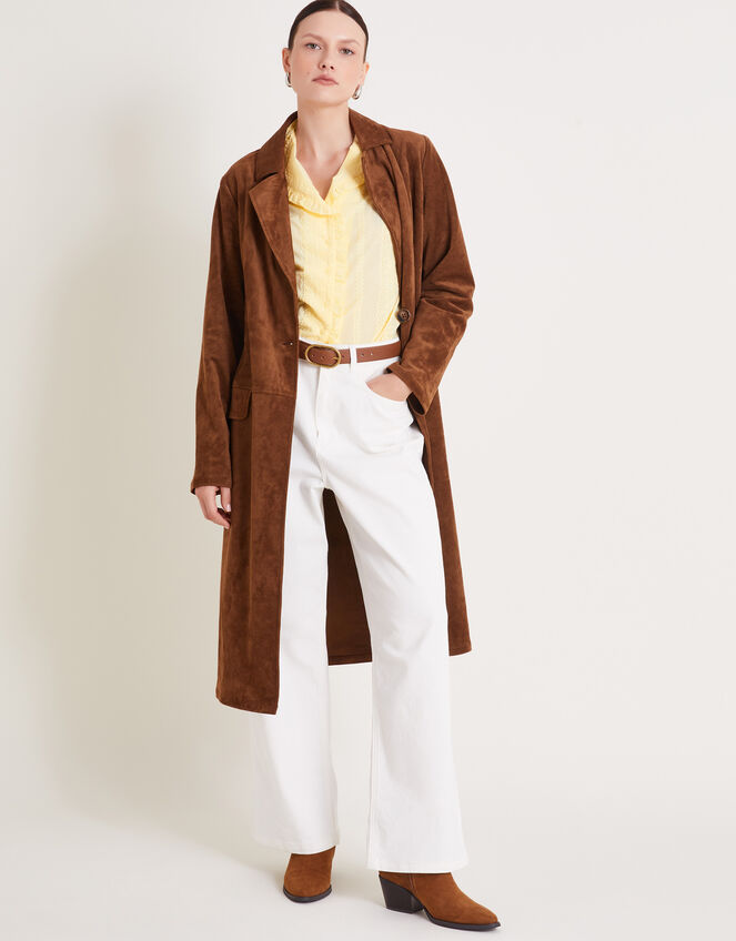 Cora Embroidered Shirt, Yellow (YELLOW), large