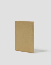 Faux Leather Passport Holder, Gold (GOLD), large