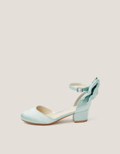 Sara Bow Two Part Heels, Green (SAGE), large
