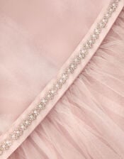 Olene Floral Embroidered Tulle Dress, Pink (PALE PINK), large