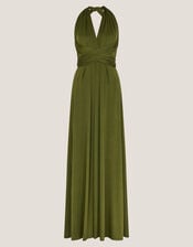 Thea Multiway Bridesmaid Dress, Green (OLIVE), large