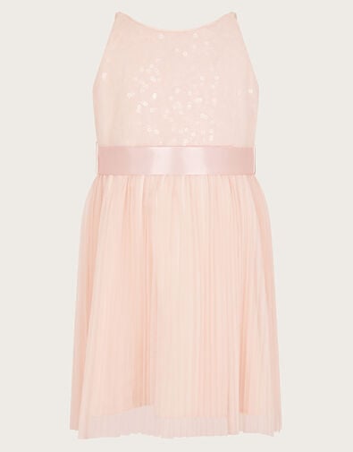 Baby Keita Sequin Pleated Dress, Pink (PINK), large