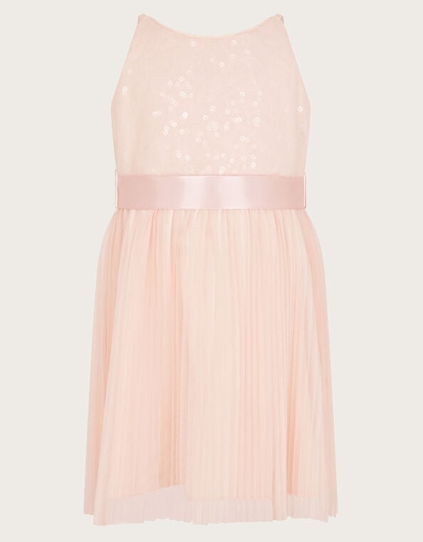 Baby Keita Sequin Pleated Dress, Pink (PINK), large