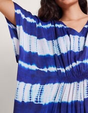 Nova Tie Dye Kaftan, Blue (BLUE), large