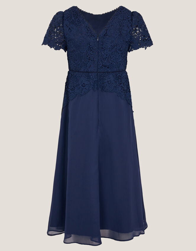 Monica Lace Prom Dress, Blue (NAVY), large