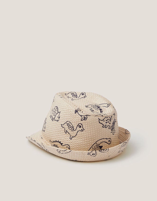 Dinosaur Trilby Hat, Multi (MULTI), large