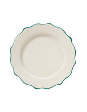 Anna + Nina Forest Scalloped Dinner Plate, , large