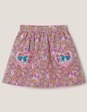 Monsoon x My Little Pony Floral Quilted Skirt, Multi (MULTI), large