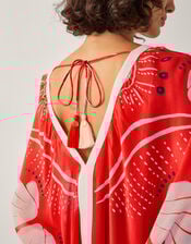 Nara Shell Print Mini Kaftan, Orange (RUST), large