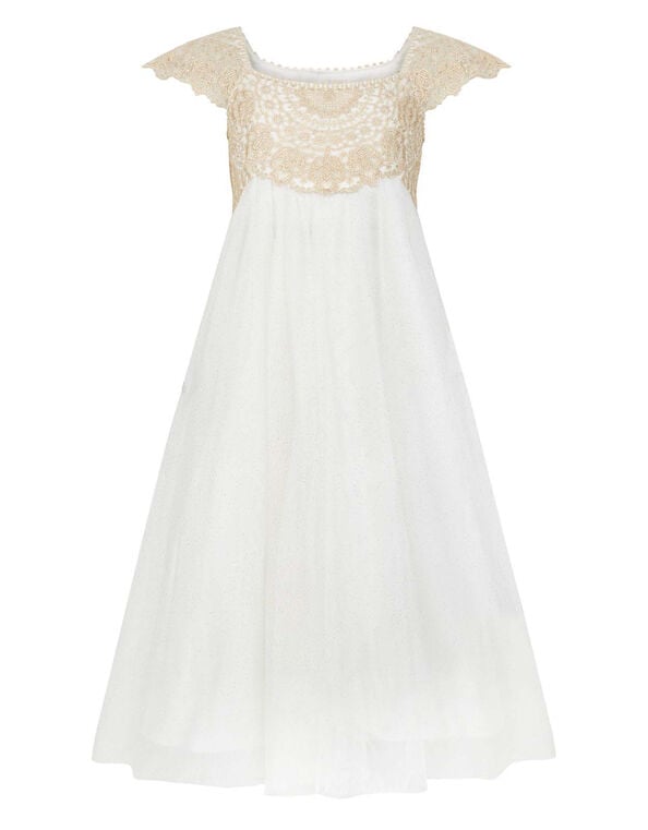 Estella Sparkle Occasion Dress, Gold (GOLD), large