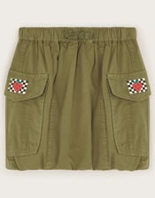 Parachute Cargo Skirt, Green (KHAKI), large