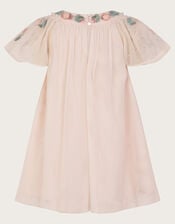 Baby Evi Embellished Tulle Swing Dress, Pink (PINK), large