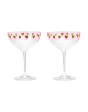 Anna + Nina 2-Pack Heart Champagne Glasses, , large