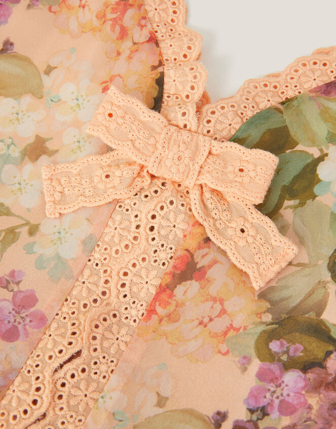 Alma Floral Print Bow Dress, Multi (MULTI), large