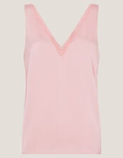 Heidi Satin Cami Top, Pink (BLUSH), large