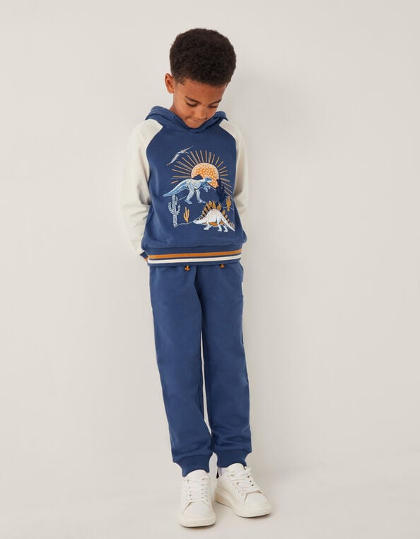 Dinosaur Sweater Set, Blue (NAVY), large